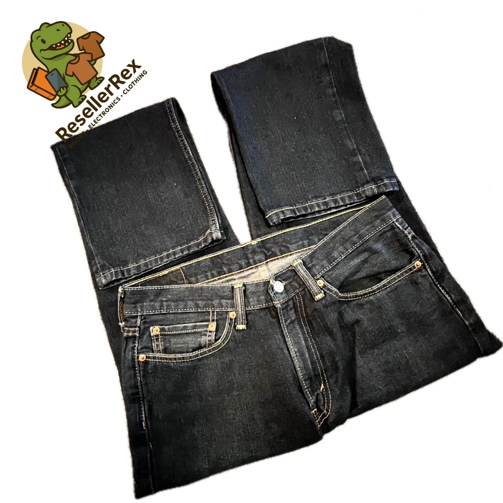 Levi's‎ 514 Straight Fit Dark Wash Jeans Mens Size 34x34 Denim Pants
